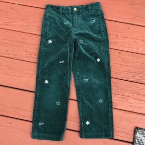 Boys vineyard vines holidaycords 6 Snowflake/whale